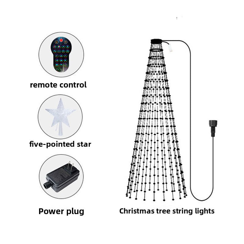 Bluetooth App Controlled Christmas Tree LED String Lights