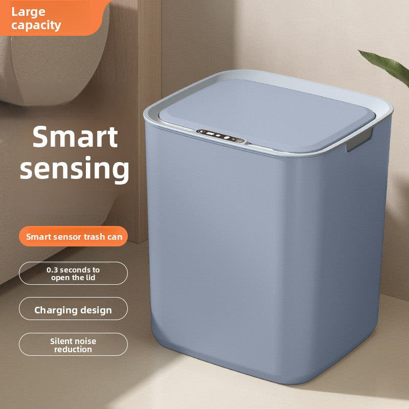Sensor Automatic Smart Trash Can with LED Light
